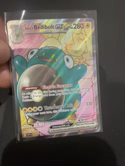 Pokemon TCG Ionos Bellibolt EX Journey Together Black Star Promo 194 NM - Image 2