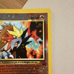 Pokemon TCG Entei Wizards Black Star Promo 34 Holo Promo LP - Image 4