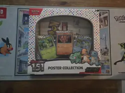 Nintendo Pokemon TCG Scarlet & Violet - 151 Poster Collection Box - 3 Packs 820650853166 - Image 1