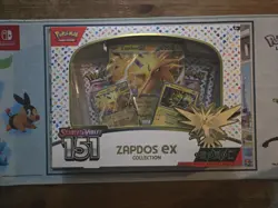 POKEMON TCG SCARLET & VIOLET 151 ZAPDOS EX COLLECTION BOX FACTORY SEALED NEW - Image 1