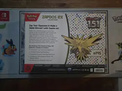 POKEMON TCG SCARLET & VIOLET 151 ZAPDOS EX COLLECTION BOX FACTORY SEALED NEW - Image 2