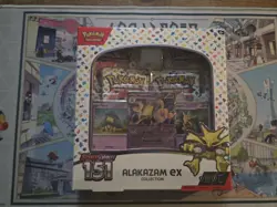 Pokemon TCG Scarlet and Violet - 151 Alakazam ex Collection Box - 4 Packs 820650855269 - Image 1