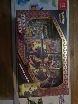 Pokemon Morpeko V-UNION Premium Treasures Collection 7 Booster Packs + More - Image 1