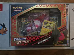 Pokemon TCG Crown Zenith Regidrago V & Regieleki V Collection Boxes (Set of 2) - Image 1
