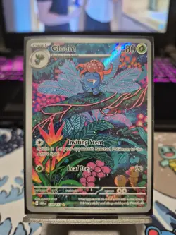 Pokemon TCG Gloom Obsidian Flames Illustration Rare Card 198/197 NM/M Condition - Image 1