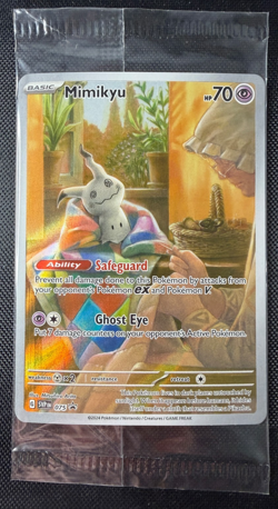 Pokemon Mimikyu SVP 075 Scarlet & Violet Black Star Promo Paldean Fates Sealed - Image 1