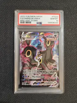 Umbreon Vmax TG23/TG30 Pokemon Brilliant Stars: Trainer Gallery PSA 10 - Image 1
