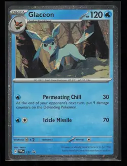 Glaceon 171 Pokemon Scarlet & Violet Promo Near Mint Cosmos Holo - Image 1
