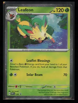 Leafeon 170 Pokemon Scarlet & Violet Promo Near Mint Cosmos Holo - Image 1