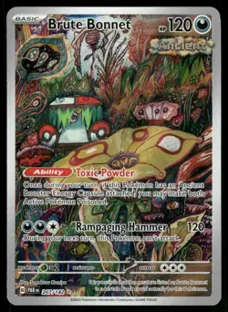 Pokemon Cards Brute Bonnet 207/182 Paradox Rift Illustration Rare NM - Image 1