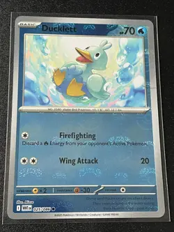 Pokemon TCG Ducklett 025/086 Master Ball- White Flare- Pack Fresh- NM/M. - Image 1