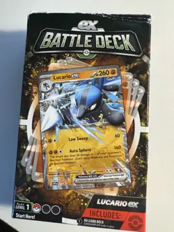 Pokemon Ex Battle Deck Lucario & Ampharos Quantity Two Open Boxes - Image 3