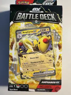 Pokemon Ex Battle Deck Lucario & Ampharos Quantity Two Open Boxes - Image 4