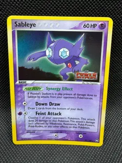 2007 Pokemon Sableye Holo Rare Stamped Power Keepers 22/108 - Image 1