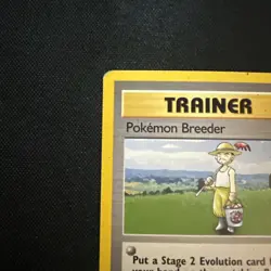 Pokemon TCG Pokemon Breeder Base Set 76/102 MP Regular Unlimited Rare - Image 2