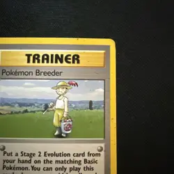 Pokemon TCG Pokemon Breeder Base Set 76/102 MP Regular Unlimited Rare - Image 3