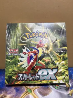 Scarlet ex SV1S Sealed Booster Box Japanese Pokemon Card Game #1 - Image 1