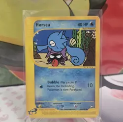 Horsea 84/147 Aquapolis Pokemon TCG WOTC Card E Reader LP - Image 1