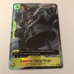 CAPONE GANG BEGE - One Piece OP04-100 - AA ALT ART Rare R - Kingdoms - Image 1