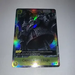 CAPONE GANG BEGE - One Piece OP04-100 - AA ALT ART Rare R - Kingdoms - Image 3