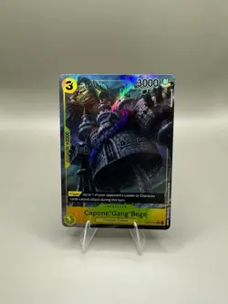 Capone “Gang” Bege Alt Art OP04-100 - Kingdoms Of Intrigue - One Piece TCG - Image 1