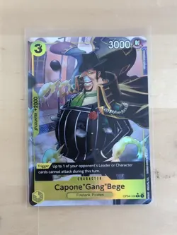 Capone"Gang"Bege (OP04-100) (Full Art) OP04-100 Premium Booster -The Best- Foil - Image 1