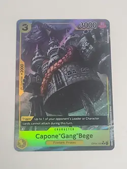 Capone “Gang” Bege Alt Art OP04-100 - Kingdoms Of Intrigue - One Piece TCG - Image 1