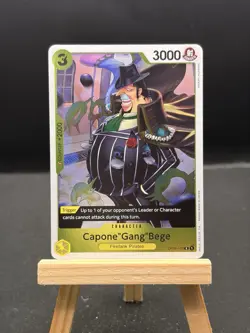 Capone"Gang"Bege Foil Premium Booster -The Best- One Piece #OP04-100 - Image 1