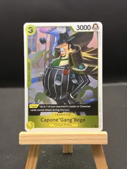 Capone"Gang"Bege Foil Premium Booster -The Best- One Piece #OP04-100 - Image 5