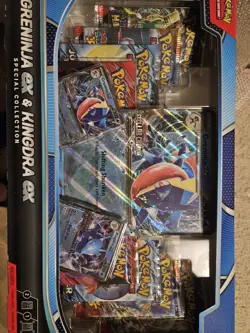 Pokemon TCG Greninja ex & Kingdra ex Special Collection - New & Sealed - Image 1