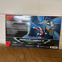 Pokemon TCG Greninja EX & Kingdra EX Special Collection Box - NEW SEALED - Image 2