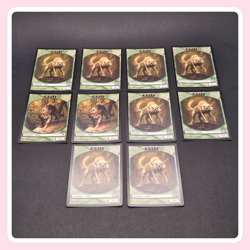 MTG Wolf Token Lot x10 Magic the Gathering Werewolf Tribal Commander EDH #1 - Image 2