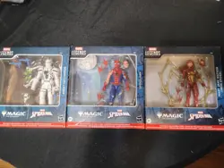 Lot Of 3 Marvel Legends Figures Magic The Gathering (No Cards) - Image 1