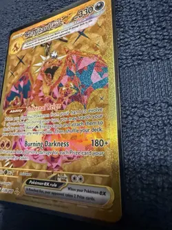 Charizard EX 228/197 Obsidian Flames Gold Secret Hyper Rare Pokemon TCG Card NM - Image 1