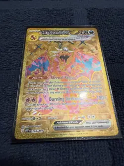 Charizard EX 228/197 Obsidian Flames Gold Secret Hyper Rare Pokemon TCG Card NM - Image 3
