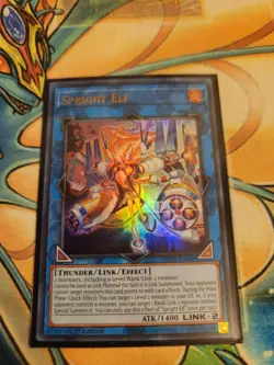 Yugioh Spright Elf POTE-EN049 Ultra Rare 1st Edition NM - Image 1