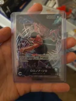 One Piece Card Roronoa Zoro OP12-020 L Parallel Legacy of the Master Japanese JP - Image 1