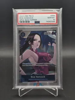 Boa Hancock OP02-059 Box Topper PSA 10 - Image 1