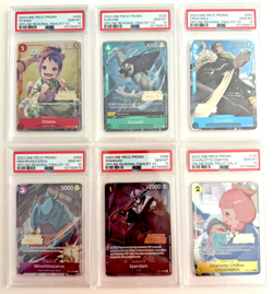 2023 One Piece TCG Offline Regional Finalist Vol.2 PSA10 Set of 6 - Image 1