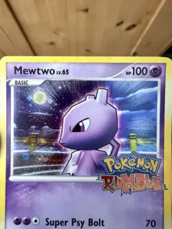Mewtwo 9/16 - Pokemon Rumble Holo Stamped 2009 Pokemon TCG HP - Image 3