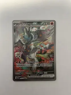 Pokemon TCG White Flare: Reshiram EX Card 166/086 Sir Near Mint Condition - Image 1