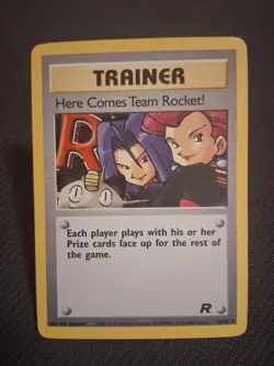Pokemon Card TCG Here Comes Team Rocket! 15/82 Holo Rare 2000 WOTC Vintage-MP - Image 1