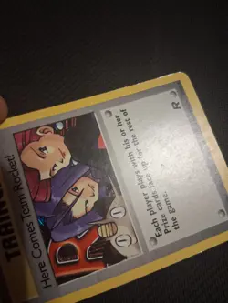 Pokemon Card TCG Here Comes Team Rocket! 15/82 Holo Rare 2000 WOTC Vintage-MP - Image 4