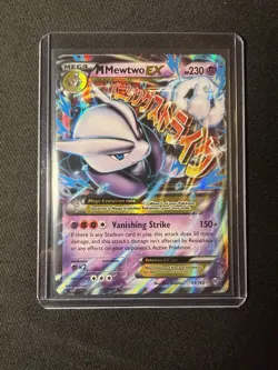 Pokemon TCG M Mewtwo EX 63/162 Ultra Rare Holo Card XY Breakthrough - Image 1