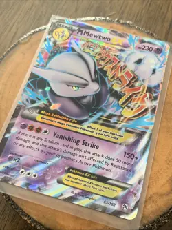 M Mewtwo EX - 63/162 - Mega - Ultra Rare - XY BreakThrough - Pokemon TCG Card NM - Image 2