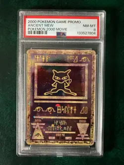 PSA 8 Ancient Mew Holo - 2000 Movie Promo Pokemon TCG Card - Image 1
