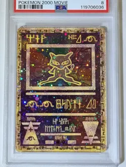 Ancient Mew 2000 Movie Promo WOTC PSA 8 Graded Pokemon Card Vintage Holo TCG - Image 2