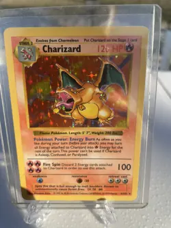 Charizard 004/102 Base Set (Shadowless) Holo Rare 1999 Wizards Pokemon TCG - Image 1