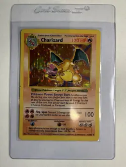 Charizard 004/102 Base Set (Shadowless) Holo Rare 1999 Wizards Pokemon TCG - Image 4
