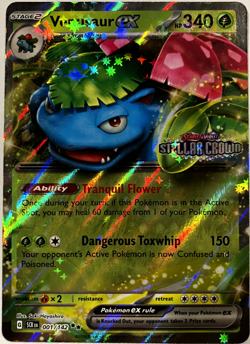 Venusaur ex (Stellar Crown Stamp) 001/142 Miscellaneous Cards & Products Holo - Image 1